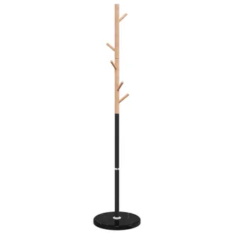 vidaXL Perchero De Hierro Con Recubrimiento En Polvo Negro 172 Cm Vidaxl
