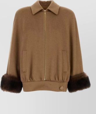 Valentino Garavani camel hair coat