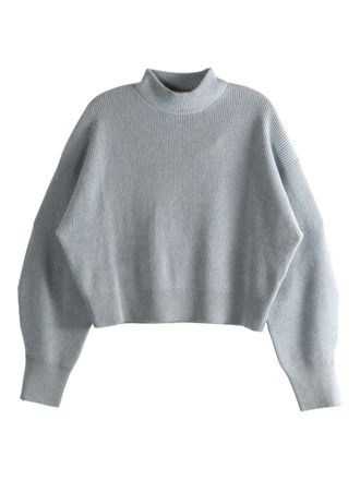 Brunello Cucinelli mock-neck sweater - Blue