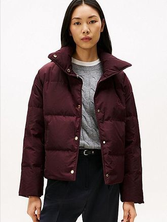 Tommy Hilfiger Crest Embroidery Down Puffer Jacket
