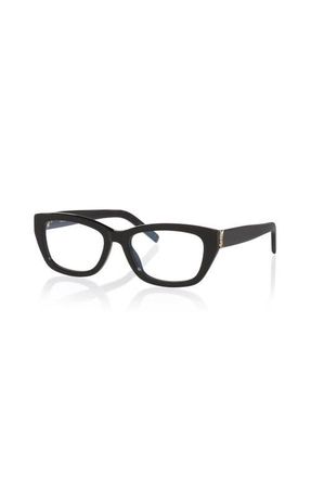 Saint Laurent 55mm Cat Eye optical glasses in Black at Nordstrom