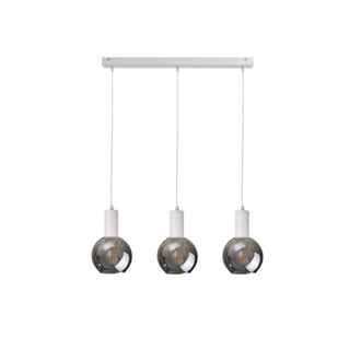 Netlighting Supra Bar Pendant Ceiling Light White 60cm 3x E27