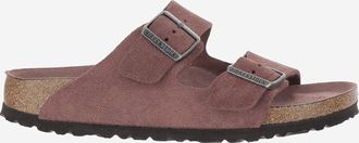 Birkenstock Unisex Sandals Arizona Pink Suede Leather And Cork