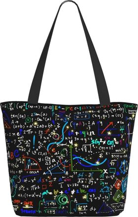 AOOEDM Mathematical Formula Ladies Shopping Bag 13x11x7in.The Perfect ValentineS Day Gift.It Is The Best ValentineS Day Gift For Mom, Daughter, Wife,Etc