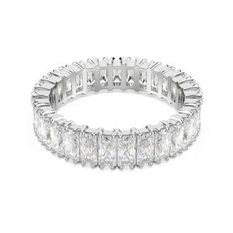 Swarovski Matrix Ring - Dames - Ringen - Grijs - 55 MM - Accessoires
