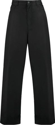Balenciaga Cotton Trousers Black 746513TNM601000