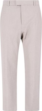 Represent Beige Tailored Pants With Medium Waist