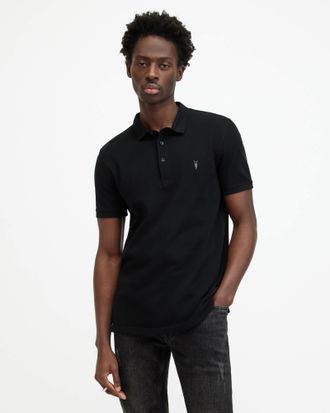 AllSaints Reform Short Sleeve Polo Shirt