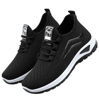 Generic Womens Slip On Walking Sneakers Breathable Mesh Casual Comfort Shoes for Outdoor Travel Gym White Trainers Women Extra Wide Fit