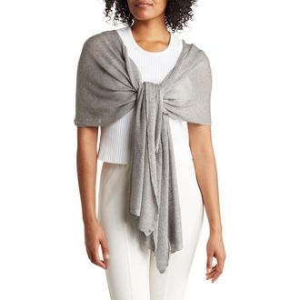 Portolano Oblong Wrap in Light Grey at Nordstrom Rack
