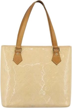 Louis Vuitton Pre-owned Tote Bag - Dames - Vintage Shopper - Beige - ONE Size - Leer - Vintage