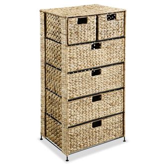 vidaXL Unidad De Almacenaje Con 6 Cestas47x37x100 Cm Jacinto De Agua Vidaxl