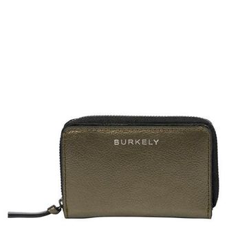 Burkely leren portemonnee Creased Crystal zilverkleurig