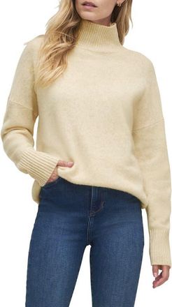Favorite Daughter The Maddie Turtleneck Cashmere Sweater in Oatmeal at Nordstrom, Size X-Small