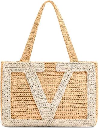 Valentino Garavani Viva Superstar Crochet Medium Tote
