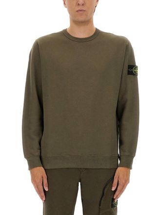 Stone Island Organic Cotton Sweatshirt