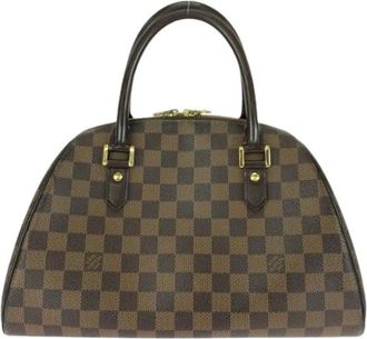 Louis Vuitton Pre-owned Handbags, female, Brown, Size: ONE SIZE Pre-owned Damier Ribera MM Tote Bag