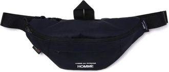 Comme Des Garçons Borsa messenger con stampa - Blu