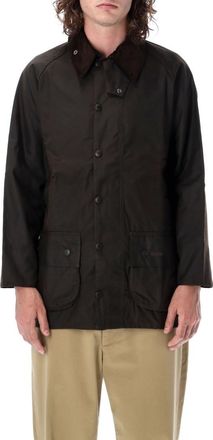 Barbour Dark Brown Embroidered Logo Jacket