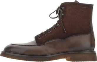 Alexander Hotto Veterenkelboot - Heren - Schoenen - Bruin - Maat: 40 EU Leer