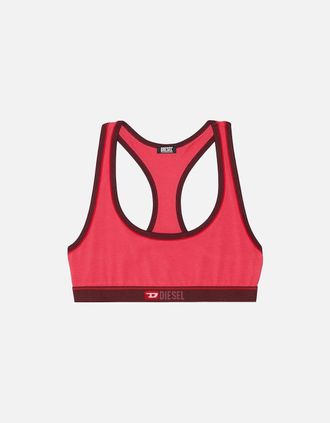 Diesel Womens Ufsb Mileys Bralette, Hot Pink - Red - Size: 10/8