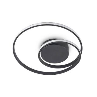 Lindby L&aacute;mpara De Techo Led youna En Negro Metal - Lindby