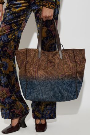 Etro Unfold Me Bag, Womens, Brown