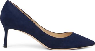 Jimmy Choo London Schoenen, Dames, Blauw, 38 EU, Su&egrave;de, Romy 60 Su&egrave;de D&eacute;collet&eacute;