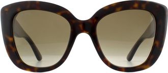 Gucci zonnebril GG0327S 002 Havana Brown Gradi&euml;nt