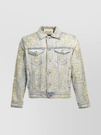 Alyx destroyed denim jacket