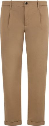 Nine In The Morning Slim Fit Katoenen Broek - Heren - Chinos - Bruin - L - Katoen - Broeken
