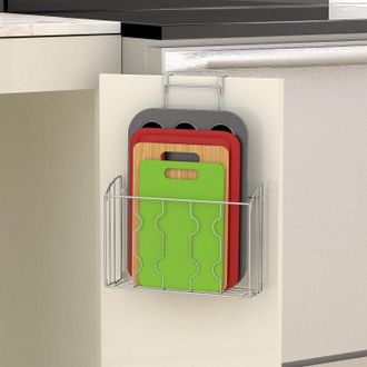 OEM Estante De Almacenamiento Sin Necesidad De Taladrar Para Puertas De Armarios De Cocina