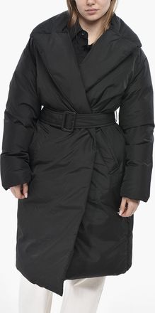 Fendi Double-Breasted Puffer Coat With Belt Fendi