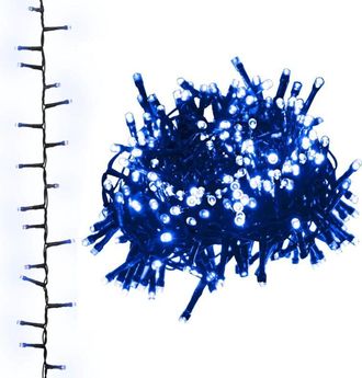 vidaXL Tira De Luces Compacta Con 2000 Led Pvc Azul 45 M Vidaxl