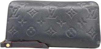 Louis Vuitton Pre-owned Clutches, female, Blue, Size: ONE SIZE Pre-owned Fabric Clutch Wallet