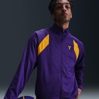 Nike Mens Kobe Dri-FIT Knit Jacket in Purple | HJ8097-547