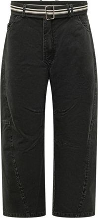 Mordecai Wijde broek - Heren - Loose Fit Jeans - Zwart - L - Jeans