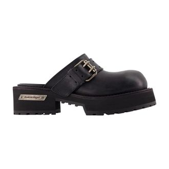 Balenciaga Venom Mule - Dames - Slip ons - Zwart - 37 EU - Leer - Schoenen