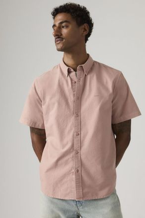 Levi's Camicia Authentic button-down a manica corta - Uomo - 2XL - Rosa / Woodrose Garment Dye