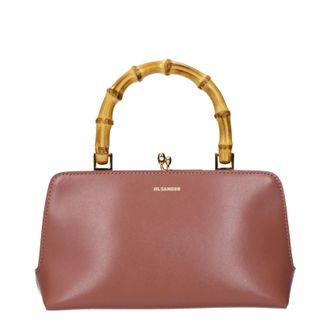 Jil Sander Goji Handtasche Damen Leder Rosa