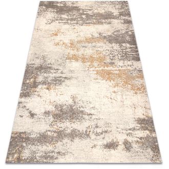 RugsX Rugsx - Alfombra De Lana Abby 486.28.la110 Osta Vintage, Moderna Beige / Gris Beige 80x160 Cm