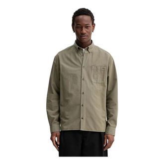 A.P.C. Casual Shirts - Heren - Casual Overhemden - Groen - M - Overhemden