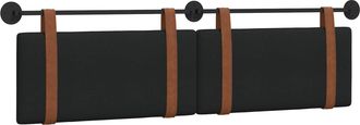 vidaXL Cabecera Colgante Liso Negro 190 X 55 X 5 Cm Pu Antiguo Vidaxl