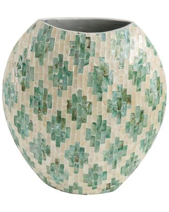A&B Home 14In Capiz Vase