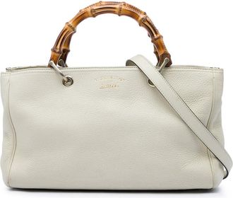 Gucci Pre-owned Gucci Medium Calfskin Bamboo Shopper Satchel Unisex SXKZA8VDMRFURASJ