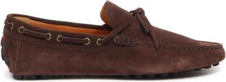 Doucal's Suede Loafer Wash Terre Black - Heren - Loafers - Bruin - 42 EU - Su&egrave;de - Schoenen