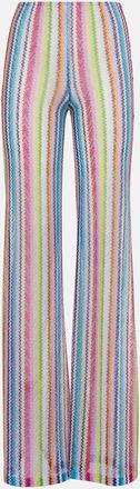 Missoni Zigzag high-rise flared pants