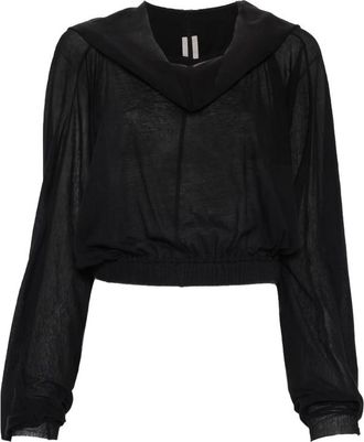 Rick Owens Hooded-neck T-shirt