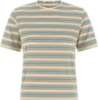 Auralee Striped T-Shirt