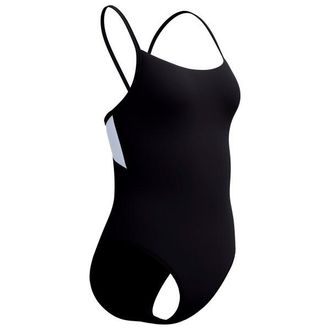 Speedo Solid Racerback 1 Piece Badeanzug f&uuml;r Damen | schwarz